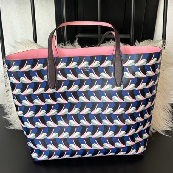 Kate Spade Love Birds Reversible Tote Bag - Picture 10 of 17